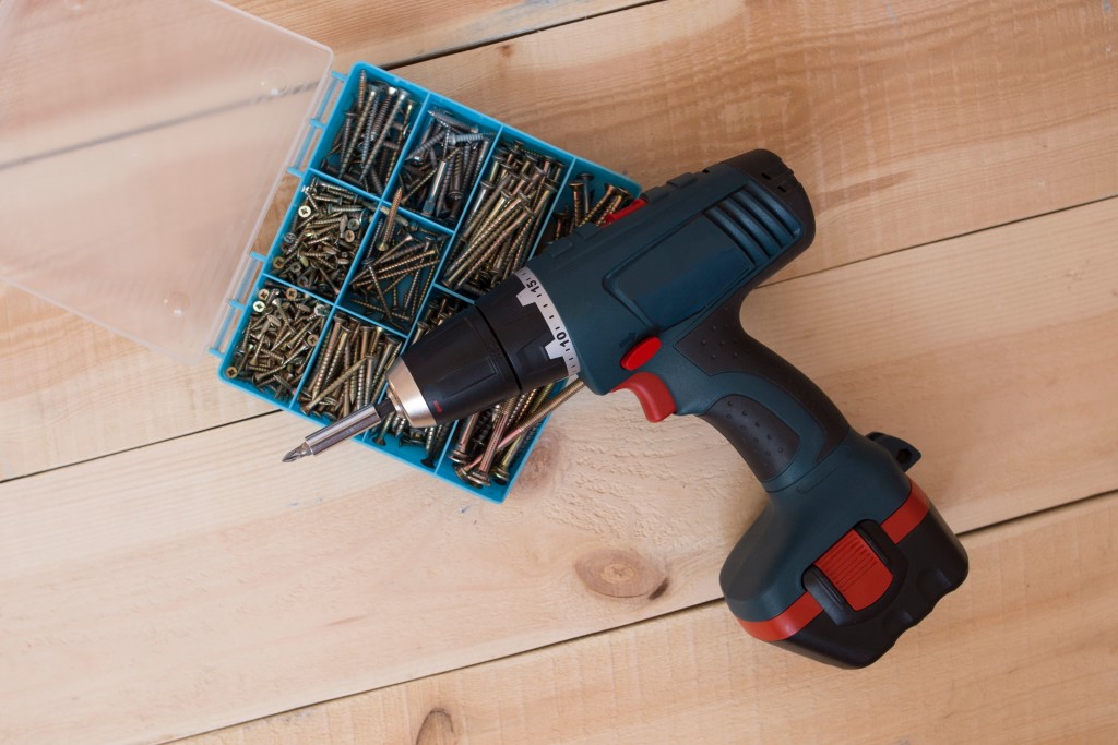 Tools on top of wood